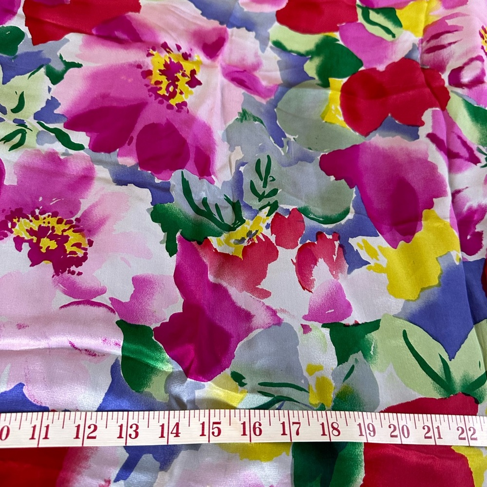 Multi color 100% silk scarf